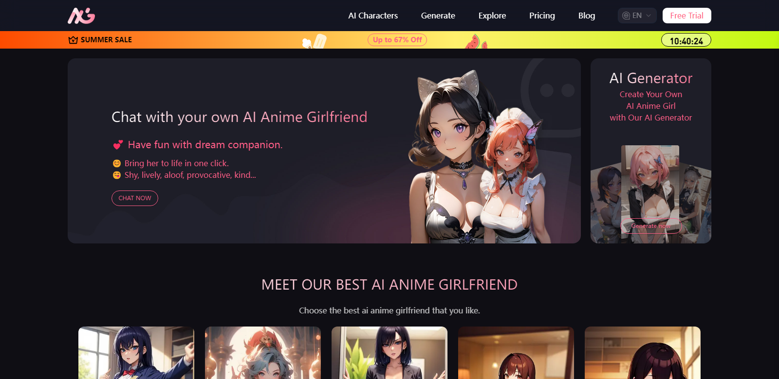 AI Anime Girlfriend scrrenshot