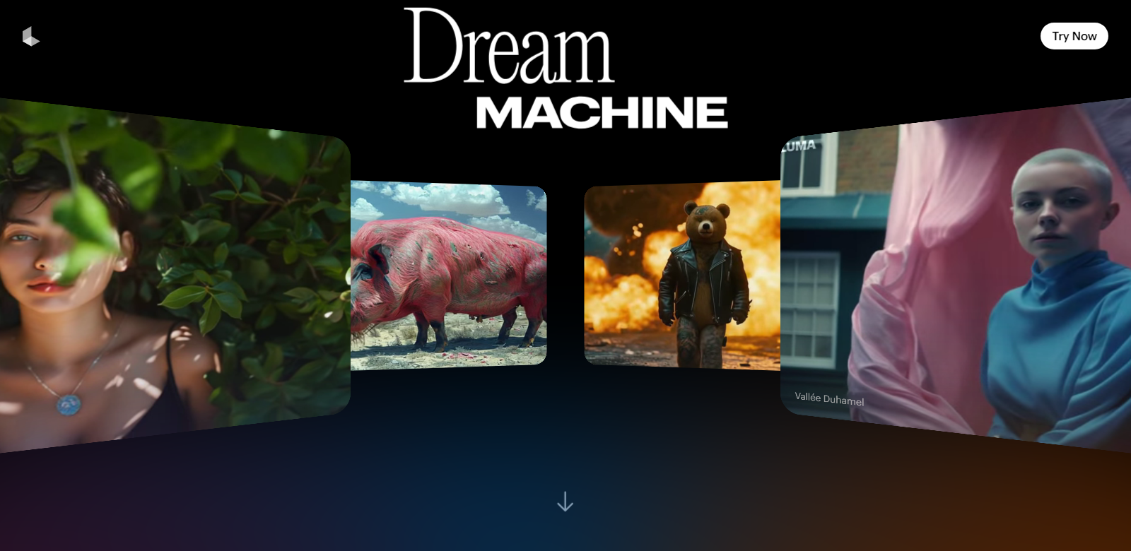 Lumalabs AI Dream Machine scrrenshot