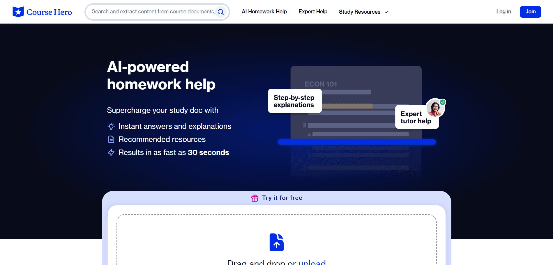 AI Homework Help scrrenshot