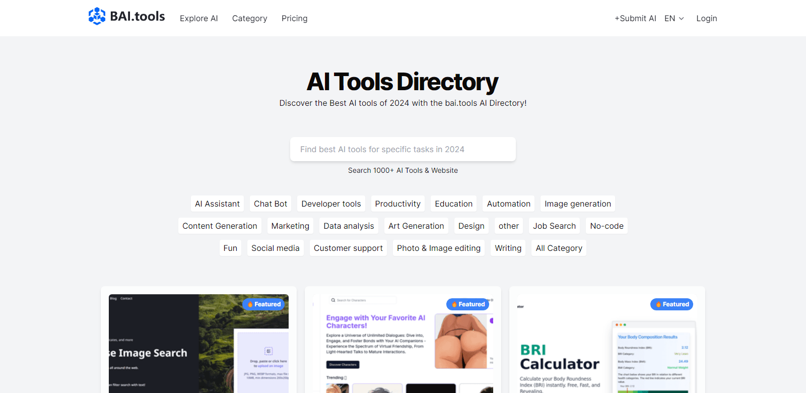 BAI Tools scrrenshot