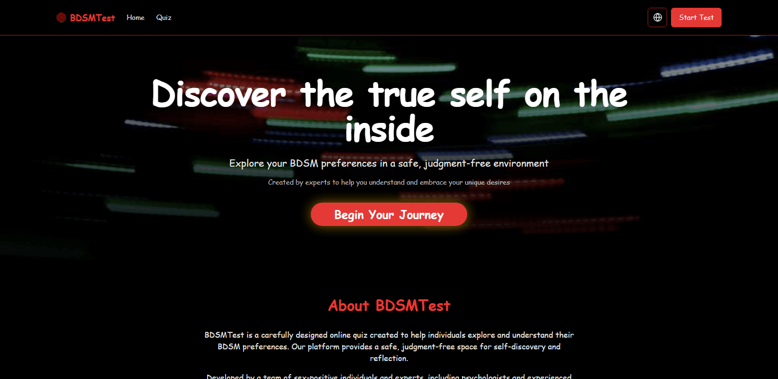 BDSMTest scrrenshot