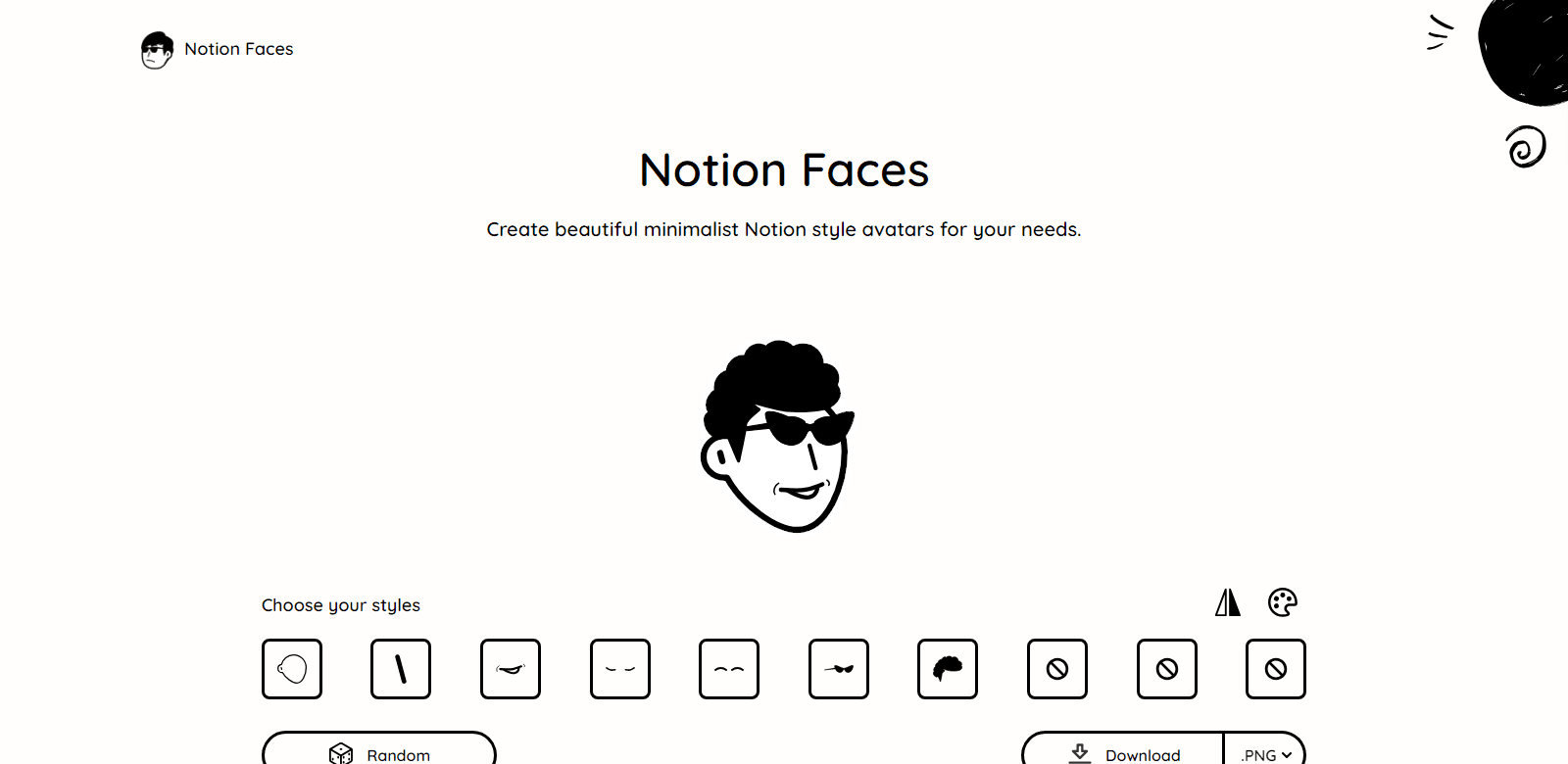 Notion Faces scrrenshot