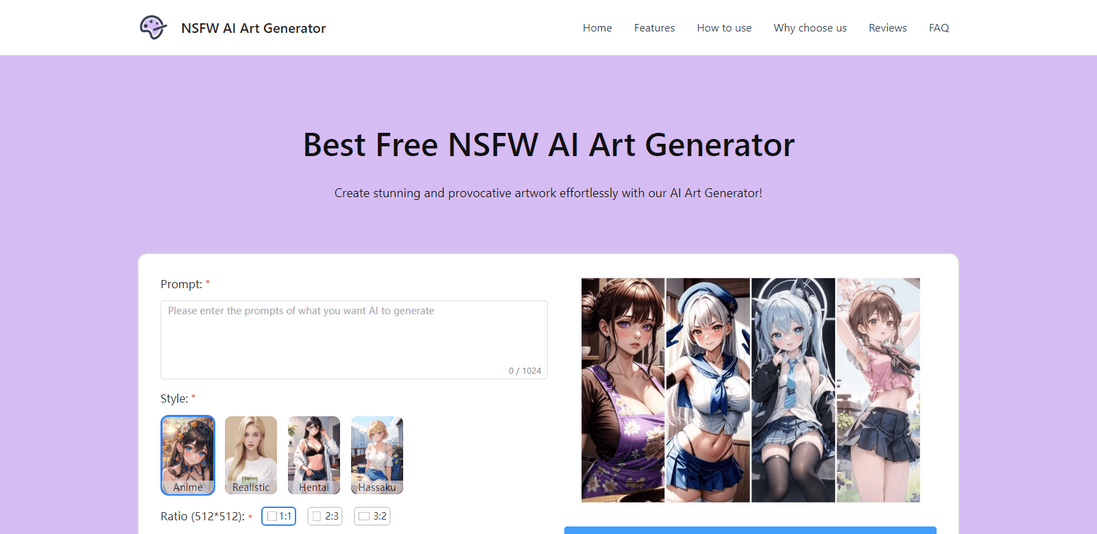 NSFW Art Generator scrrenshot