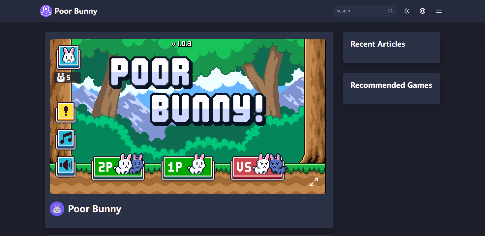 poorbunny scrrenshot